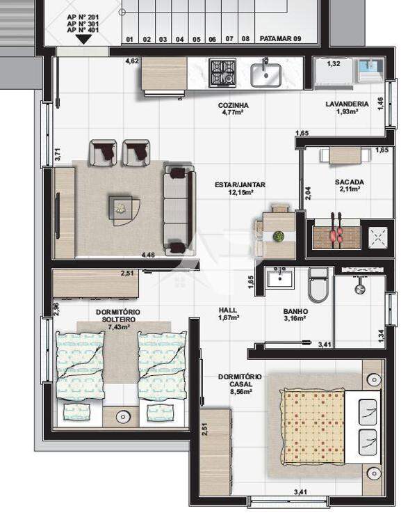 Apartamento Final 01 - Frente