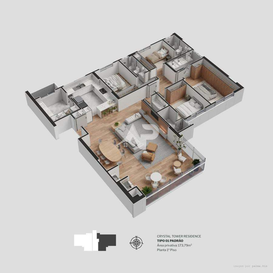 Apartamento tipo 1