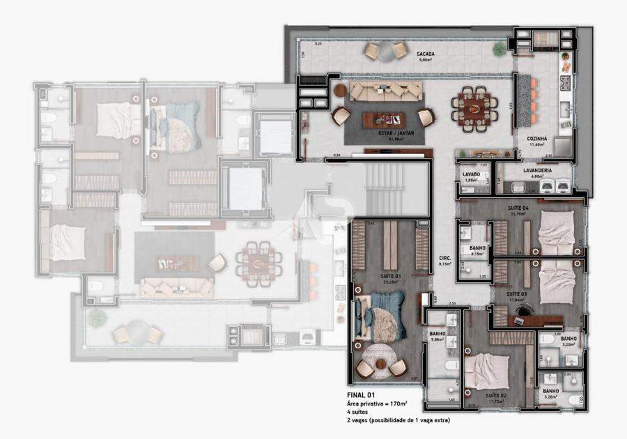 Planta Apartamentos 01