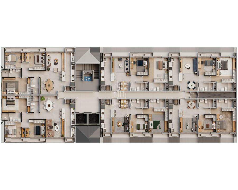 5º ao 13º pav - 2 e 3 dorm.