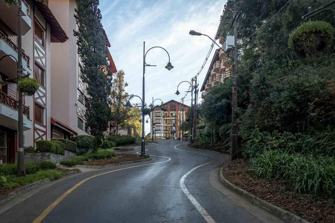 Rua torta: uma das principais atrações em Gramado