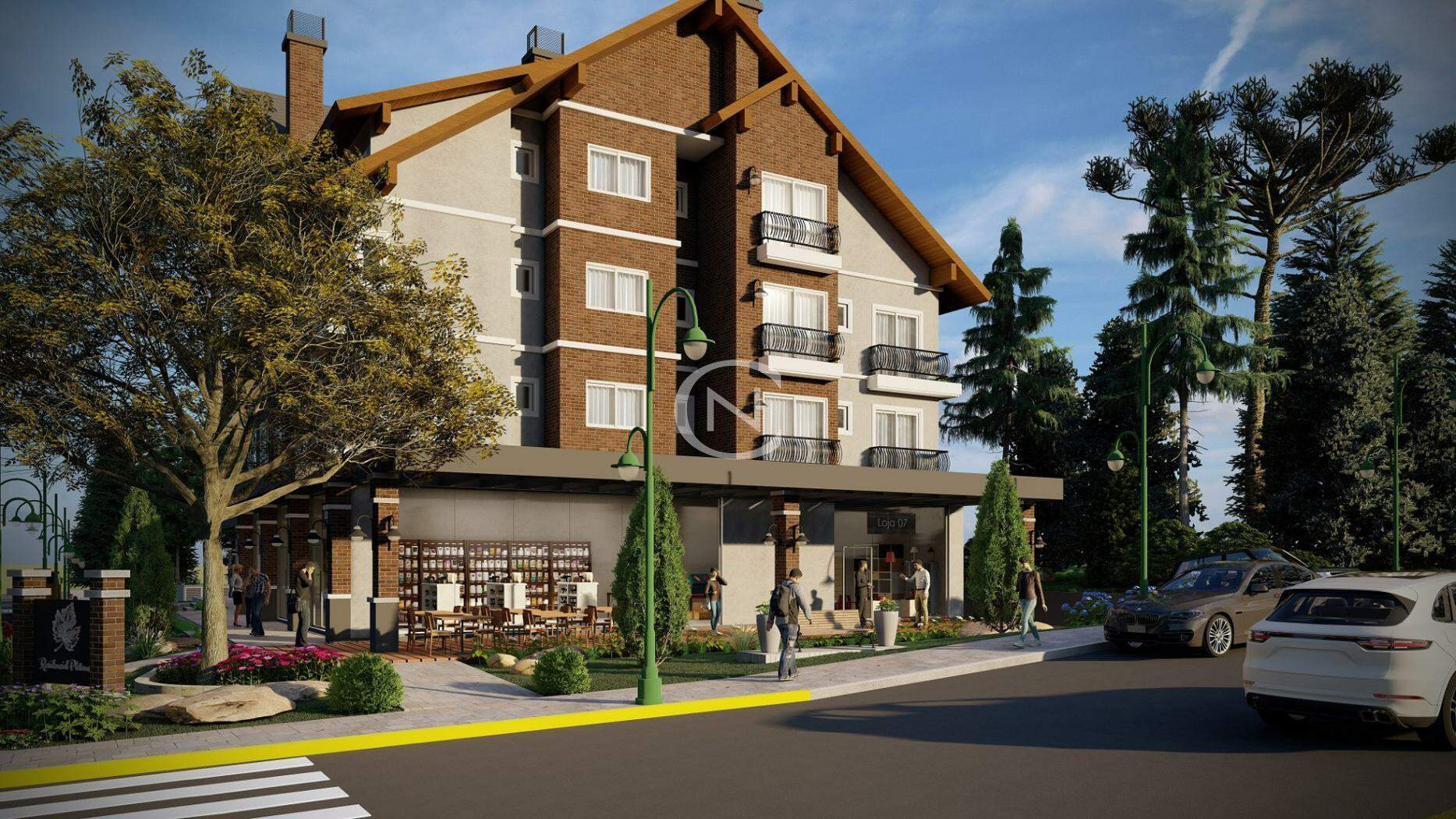 APARTAMENTO NO RESIDENCIAL PLATANOS EM GRAMADO | Avenida Central | Gramado